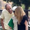 Rick Bynes et Lynn Organ, les parents d'Amanda Bynes arrivent à l'hôpital Las Encinas de Los Angeles, le 10 octobre 2014.