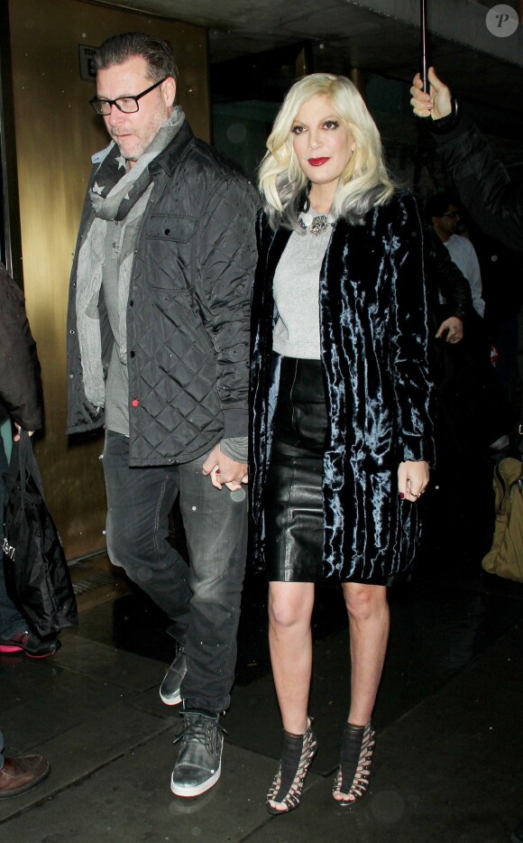 Tori Spelling et Dean McDermott à New York, le 17 novembre 2014.
