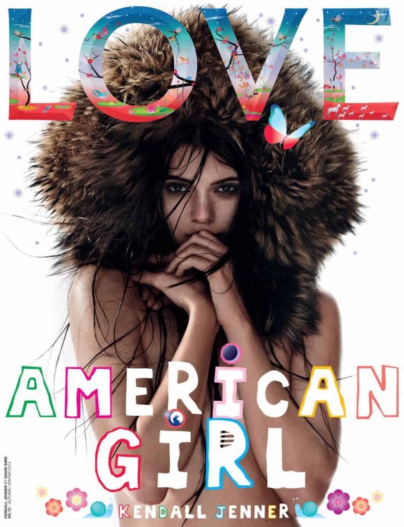 Kendall Jenner en couverture du magazine Love 