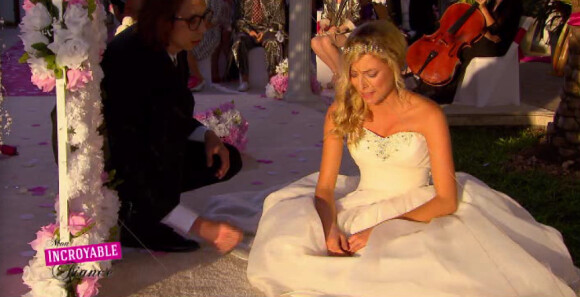 Clara pète un plomb devant toute sa famille lors du mariage - "Mon incroyable fiancé" sur TF1. Episode 12, diffusé le vendredi 21 novembre 2014.
