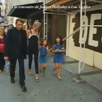 Johnny Hallyday: Laetitia, Jade, Joy, Nikos... Entouré pour son clip 'Seul' à LA
