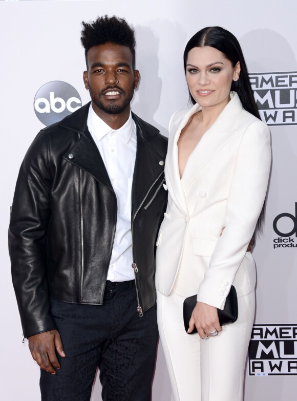 Jessie J et Luke James - Soirée "American Music Award" à Los Angeles le 23 novembre 2014.