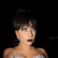  Lady Gaga quitte le VIP Room &agrave; Paris, le 24 novembre 2014. 