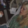 Tori Spelling sur son lit d'hôpital dans le prochain épisode de sa télé-réalité, True Tori, diffusé mardi 20 mai 2014 sur la chaîne Lifetime.