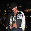 Rihanna se rend dans les locaux de Roc Nation à New York, le 24 novembre 2014.
