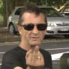 Phil Rudd d'AC/DC à sa sortie du tribunal de Tauranga (Nouvelle-Zelande) le 26 novembre 2014.