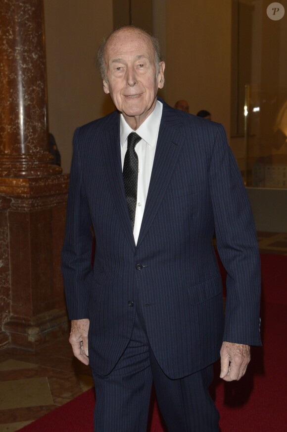 Valery Giscard d'Estaing, ancien president francais lors de la 50eme conference sur la politique de securite a Munich, le 1er fevrier 2014.01/02/2014 - Munich