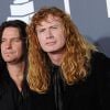 Dave Mustaine (à droite) et Megadeth lors des 53e Grammy Awards le 13 février 2011 à Los Angeles