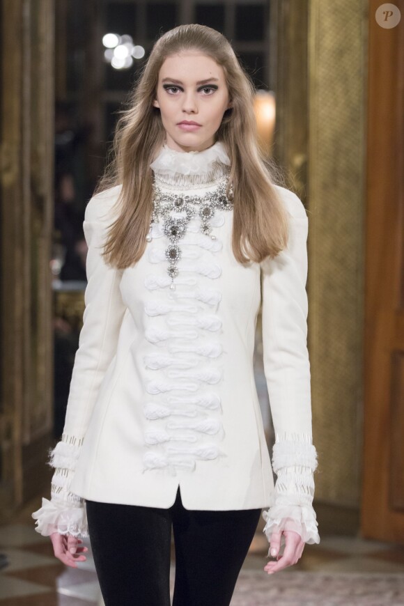 Présentation de la collection Chanel "Paris-Salzburg" en l'honneur des Métiers d'arts au Schloss Leopoldskron , à Salzbourg le 2 décembre 2014.