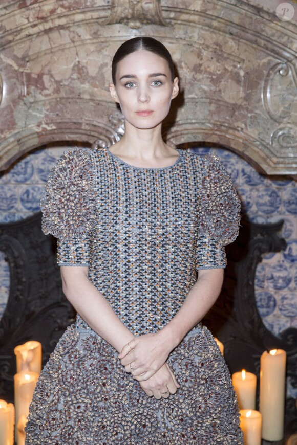 Rooney Mara - People lors de la présentation de la collection Chanel "Paris-Salzburg" en l'honneur des Métiers d'Arts au Schloss Leopoldskron à Salzbourg, le 2 décembre 2014. 