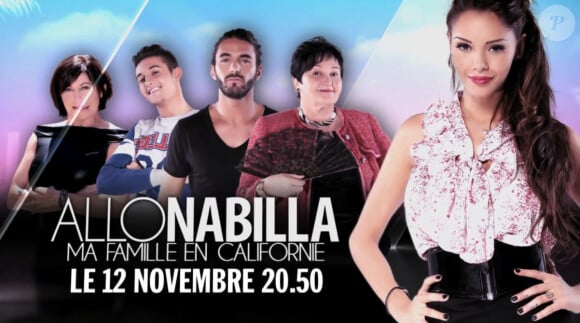 Nabilla dans la bande-annonce d'Allô Nabilla : ma famille en Californie sur NRJ12 le 12 novembre 2013