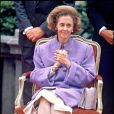  Fabiola de Belgique le jour du serment d'Albert, roi de Belgique en 1993 