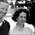  Le roi Baudouin et la reine Fabiola de Belgique &agrave; Gstaad en 1976 