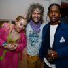 Miley Cyrus, le chanteur Wayne Coyne, A$AP Rocky assistent à la soirée Jeremy Scott et Moschino à l'hôtel Thompson. Miami, le 4 décembre 2014.