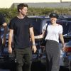 Exclusif - Miley Cyrus et son petit ami Patrick Schwarzenegger à Malibu, le 30 novembre 2014.