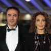 Marisa Berenson et son compagnon Jean Michel Simonian - 14e festival international de Marrakech au Maroc le 7 décembre 2014.