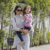 Alessandra Ambrosio et sa fille Anja à Santa Monica, le 7 décembre 2014