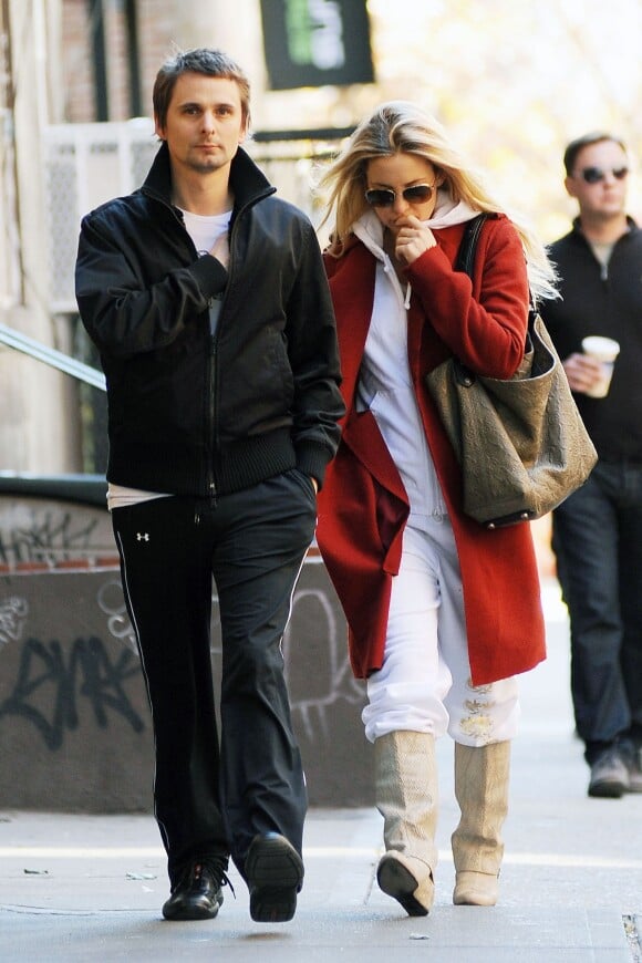 Kate Hudson et Matthew Bellamy à New York le 12 novembre 2010