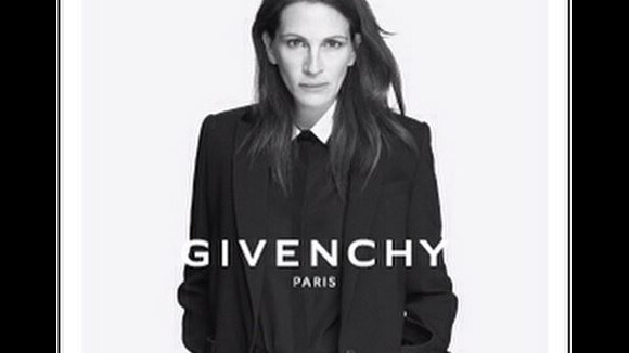 Julia Roberts : Égérie inattendue et masculine pour Givenchy