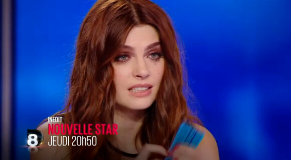 Elodie Frégé - Bande-annonce du 3e épisode de "Nouvelle Star 2015" sur D8. Le 11 décembre 2014.