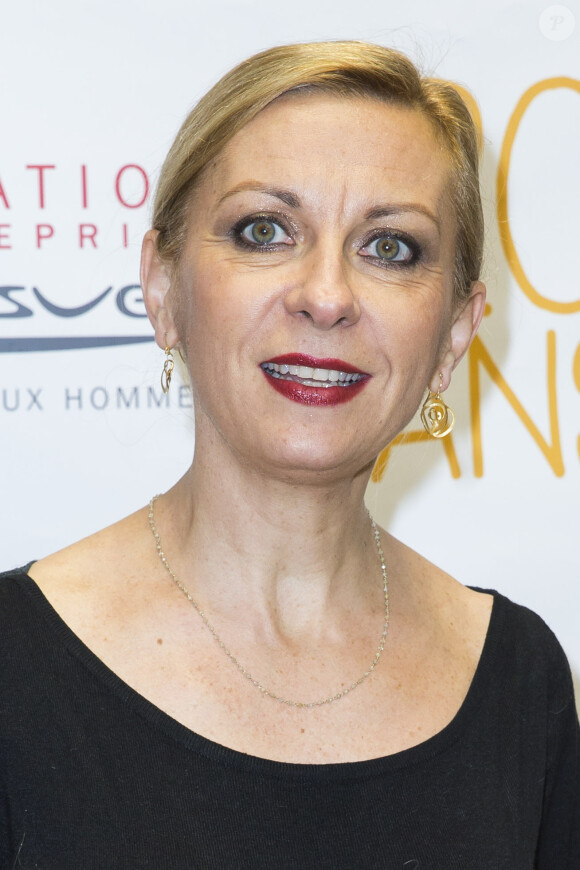 Natalie Dessay participe aux 20 ans de la chaine de l'Espoir à la Grande galerie de l'Evolution à Paris le 11 décembre 2014.