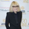 Mireille Darc participe aux 20 ans de la chaine de l'Espoir à la Grande galerie de l'Evolution à Paris le 11 décembre 2014.