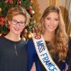 Mathilde Cerf et Camille Cerf (Miss France 2015) - Anniversaire surprise (20 ans) de Miss France 2015, Camille Cerf et de sa soeur jumelle Mathilde au Shangri-La Hotel Paris. Le 9 Décembre 2014