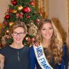 Mathilde Cerf et Camille Cerf ( Miss France 2015) - Anniversaire surprise ( 20 ans) de Miss France 2015, Camille Cerf et de sa soeur jumelle Mathilde au Shangri-La Hotel Paris. Le 9 Décembre 2014.
