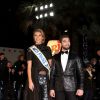 Camille Cerf, Miss France 2015 et Kendji Girac - 16ème édition des NRJ Music Awards à Cannes. Le 13 décembre 2014 