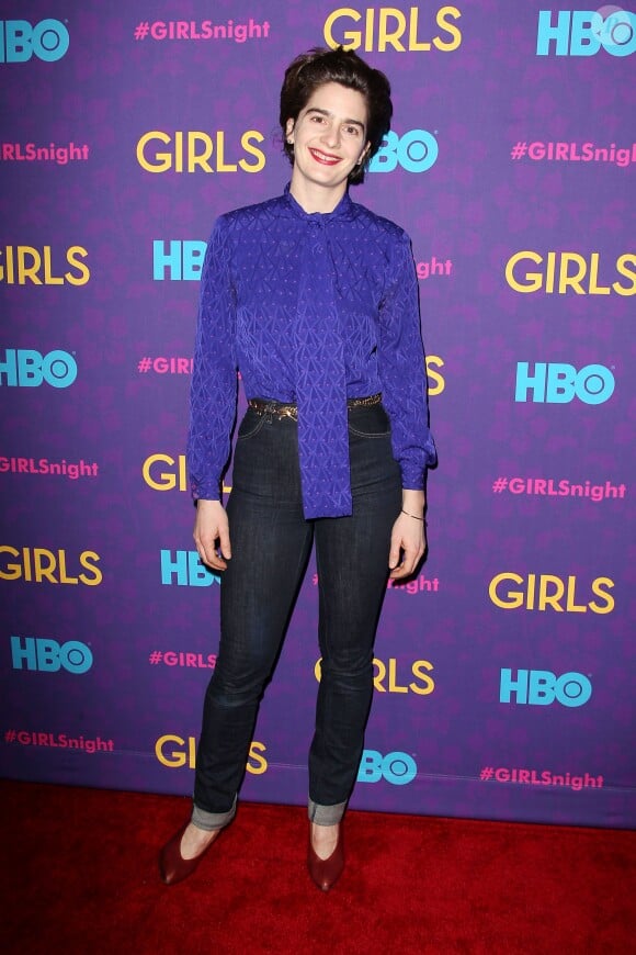 Gaby Hoffmann pour la première de la 3eme saison de la série Girls le 6 janvier 2014.