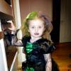 Sophia, la petit fille d'Abbey Clancy prète pour sa fête d'Halloween