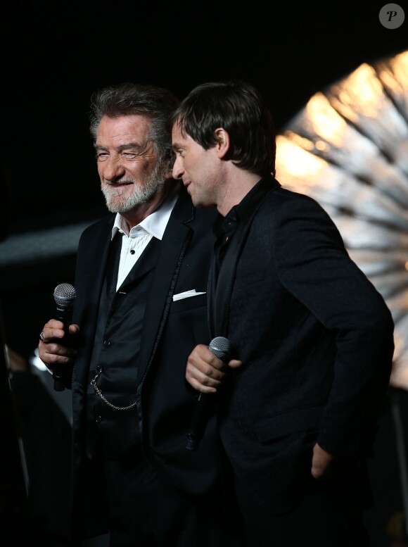 Exclusif - Eddy Mitchell et Thomas Dutronc - Enregistrement de l'émission spéciale "Johnny, la soirée événement", qui sera diffusée sur TF1 en prime time le 20 décembre 2014.