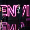 Exclusif - Jenifer et Christophe Willem - Enregistrement de l'émission spéciale "Johnny, la soirée événement", qui sera diffusée sur TF1 en prime time le 20 décembre 2014.