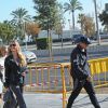 Antonio Banderas et sa petite-amie Nicole Kimpel près de Malaga, le 20 décembre 2014.