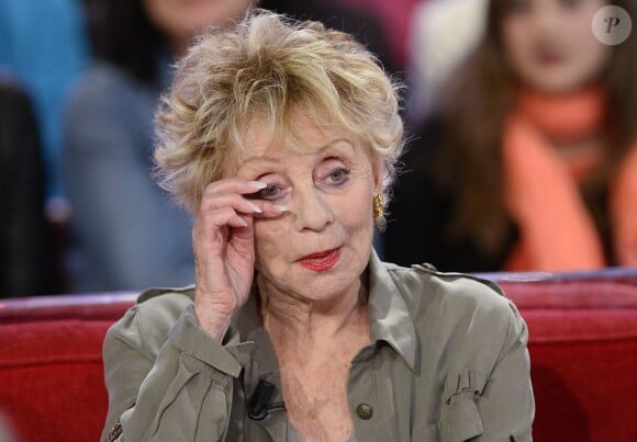 Annie Cordy - Enregistrement de l'émission "Vivement Dimanche" à Paris le 16 décembre 2014. L'émission sera diffusée le 4 janvier 2015.
