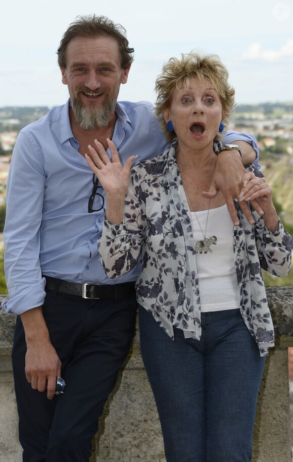 Jean-Paul Rouve et Annie Cordy au Festival du film francophone d'Angoulême, le 24 août 2014.