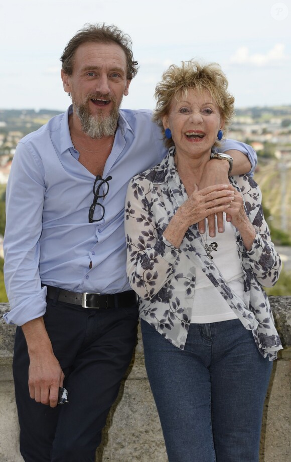 Jean-Paul Rouve et Annie Cordy au Festival du film francophone d'Angoulême, le 24 août 2014.