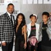Will Smith et Jada Pinkett Smith avec leurs enfants Willow et Jaden à la première de "Men in Black 3" à New York, le 23 mai 2012.