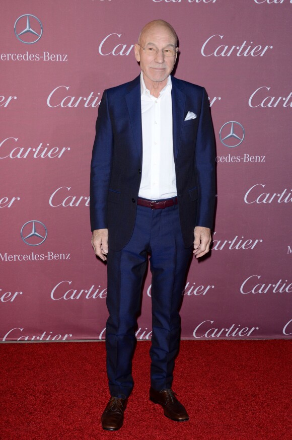 Patrick Stewart lors du gala Palm Springs International Film Festival Awards, le 3 janvier 2015, à Palm Springs
