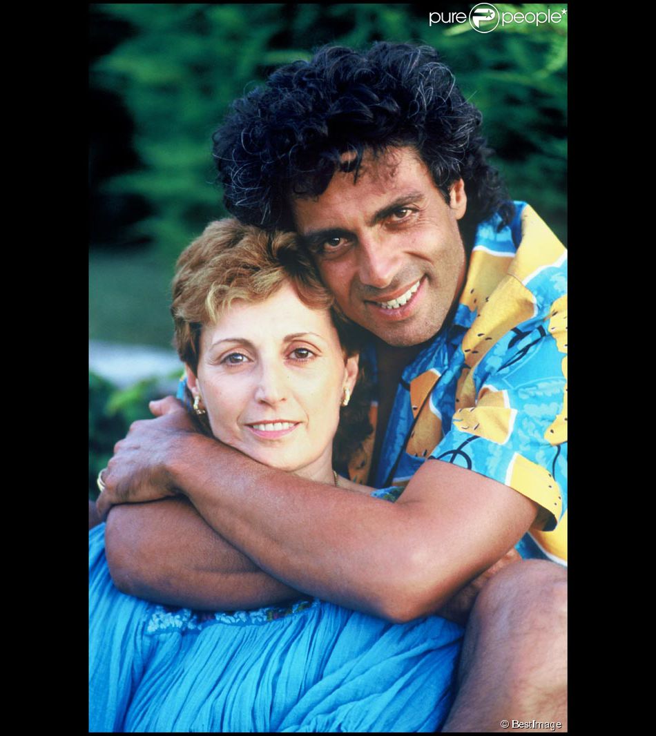 Enrico Macias et Suzy en 1986.