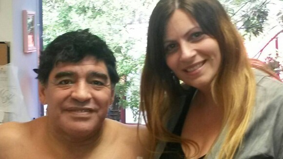 Diego Maradona et sa ''chienne'' Rocio Oliva : Son tatouage crée la polémique...