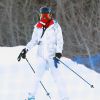 Gwen Stefani fait du ski sur les pistes de la station Mammoth Moutain Resort à Mammoth, le 1er janvier 2015.