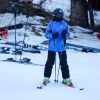 Exclusif - Madonna et ses fils Rocco et David font du ski avec des amis à Gstaad, le 4 janvier dernier