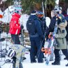 Exclusif - Madonna et ses fils Rocco et David font du ski avec des amis à Gstaad, le 4 janvier 2015.  