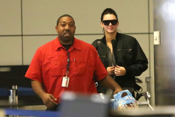 Kendall Jenner à l'aéroport LAX de Los Angeles, le 2 janvier 2015.