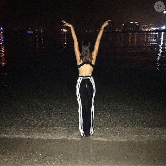 Kendall Jenner a fêté le Nouvel an à Dubaï. Janvier 2015.