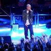 Eminem lors des MTV Movie Awards 2014 au Nokia Theatre L.A. Live. Los Angeles, le 13 avril 2014.