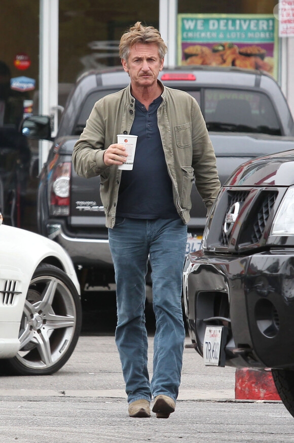 Sean Penn à West Hollywood, Los Angeles, le 1er décembre 2014.