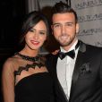 Leila et Aymeric (Secret Story 8) - Le couple était très élégant à la cérémonie des "Lauriers TV Awards 2015" à la Cigale à Paris, le 6 janvier 2015.