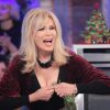 Amanda Lear participe à l'émission "La Prova del Cuoco" à Rome. Le 6 janvier 2015